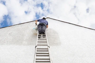 Peinture extérieure à la Haute-Maison — façades et ravalement